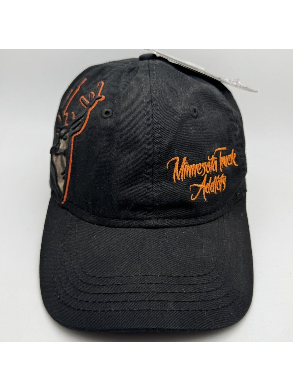 DRI-DUCK Wildlife Series "Minnesota Truck Addicts" Baseball Cap Hat Black Deer